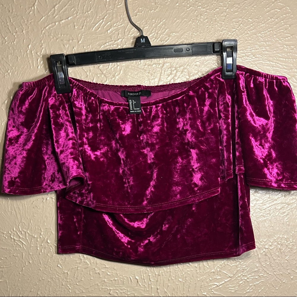 Velvet forever 21 top